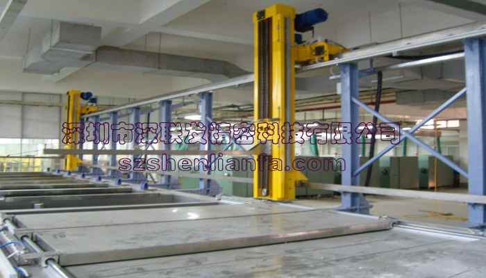 One-arm automatic plating line